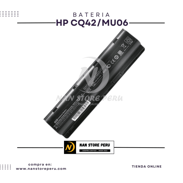 BATERÍA HP CQ42 , MU06 G4-1000, 1000