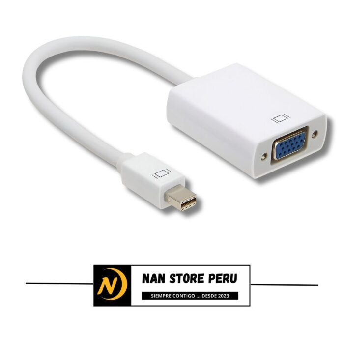 ADAPTADOR MINI DISPLAY A VGA