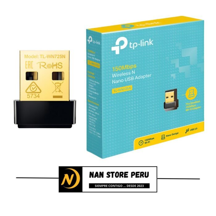 ADAPTADOR TP-LINK USB NANO 150MPS WN725N