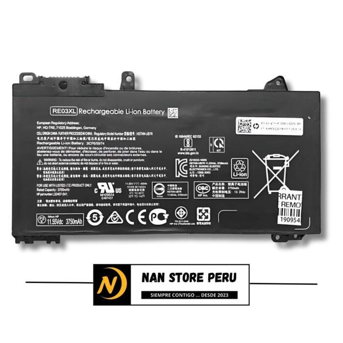 BATERIA COMPATIBLE HP RE03XL