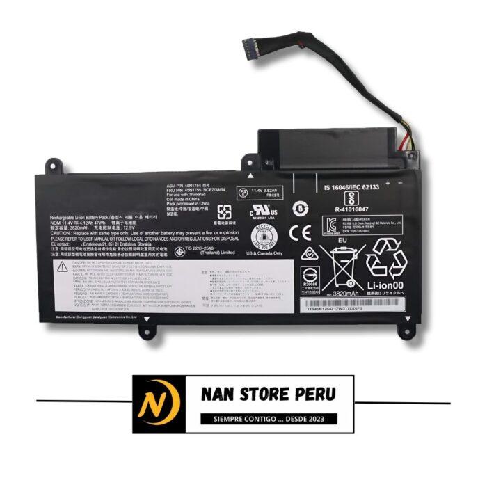 BATERIA COMPATIBLE LENOVO E450 / 45N1756 / T470 INTERNO