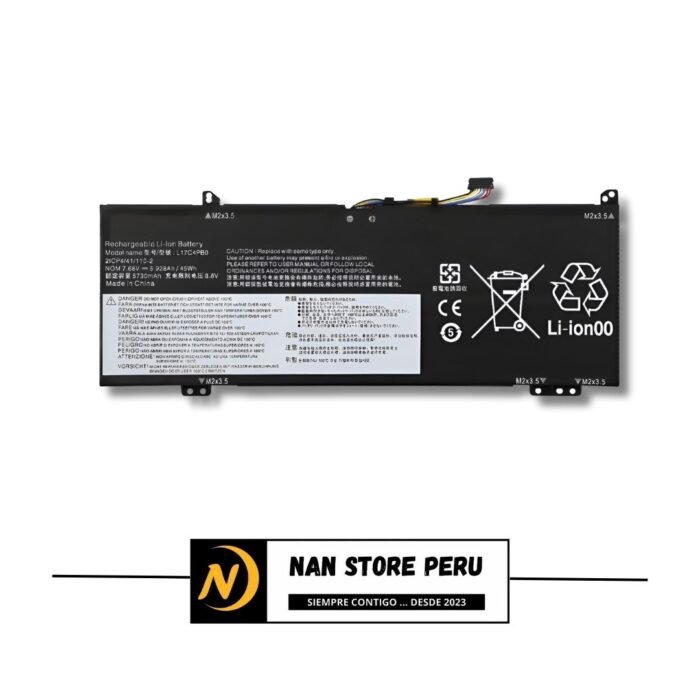BATERIA COMPATIBLE LENOVO FLEX 6-14ARR IDEAPAD 530S-14IKB, 530S-15IKB