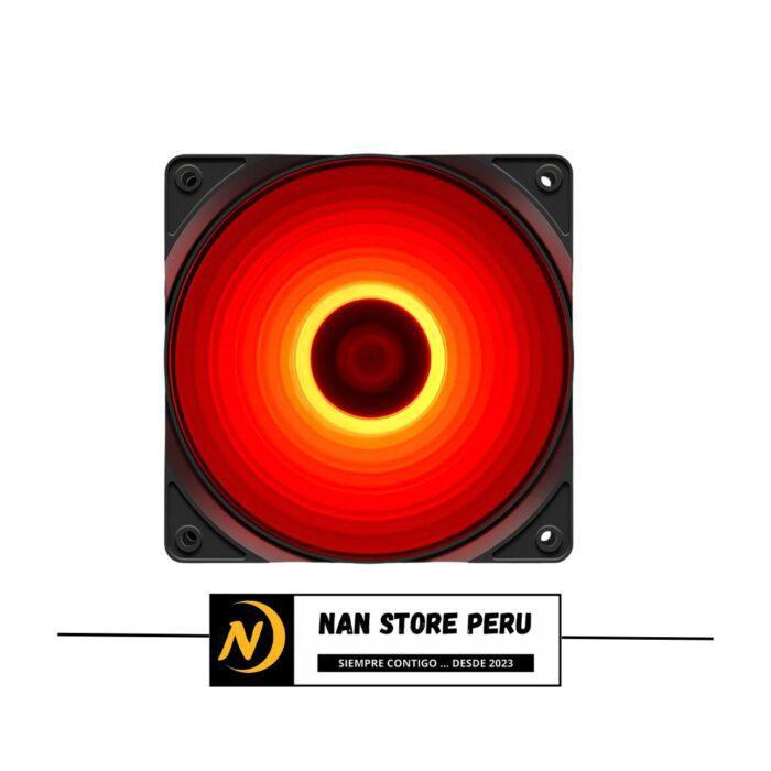 COOLER DEED COOL X FAN 120 L/R/COOLER PARA CASE ROJO