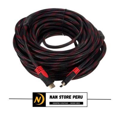 CABLE HDMI A HDMI 30 MT ENMALLADO