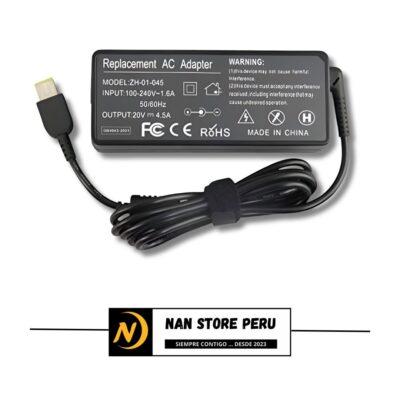 CARGADOR COMPATIBLE LENOVO 20V 4.5A P. USB