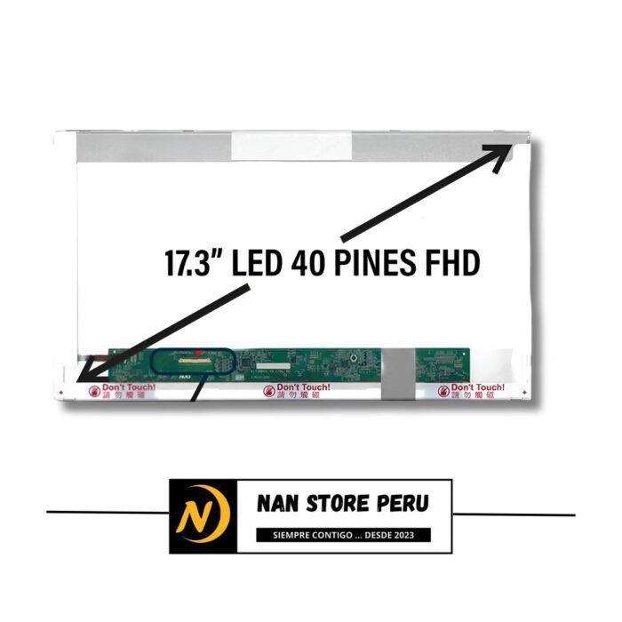PANTALLA 17.3 LED 40 PINES FHD