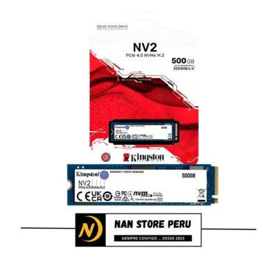 DISCO SOLIDO KINGSTON 500GB NV2 M.2 MVME Pcle 4.0
