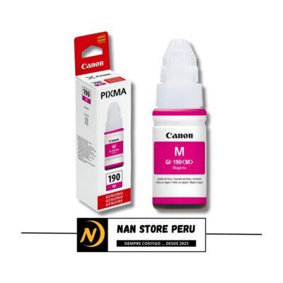 TINTA IMPRESORA ORIGINAL CANON GI-190 MAGENTA