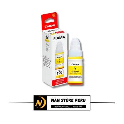 TINTA IMPRESORA ORIGINAL CANON GI-190 YELLOW