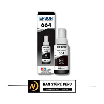 TINTA IMPRESORA ORIGINAL EPSON T664 120 NEGRO