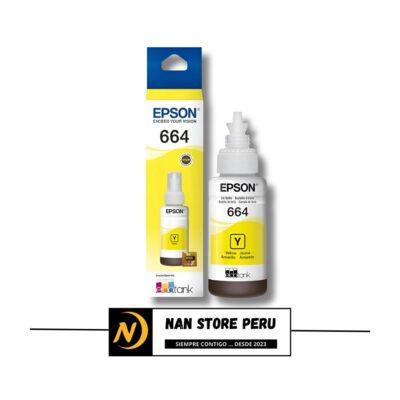 TINTA IMPRESORA ORIGINAL EPSON T664 420 YELLOW