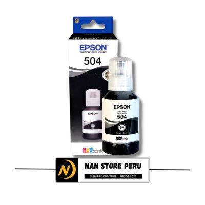 TINTA IMPRESORA ORIGINAL EPSON T504 120 NEGRO