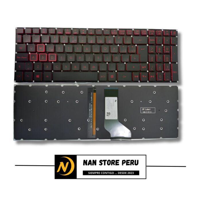 TECLADO ACER NITRO 5/ AN515-51 ROJO ILUMINADO SP