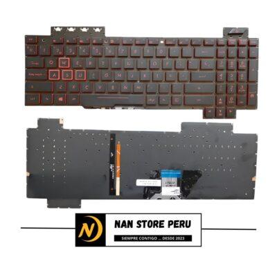 TECLADO ASUS FX504GD ROJO ENTER RECTO