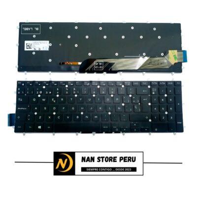 TECLADO DELL 15-7000 15-5567 NEGRO ILUMINADO SP