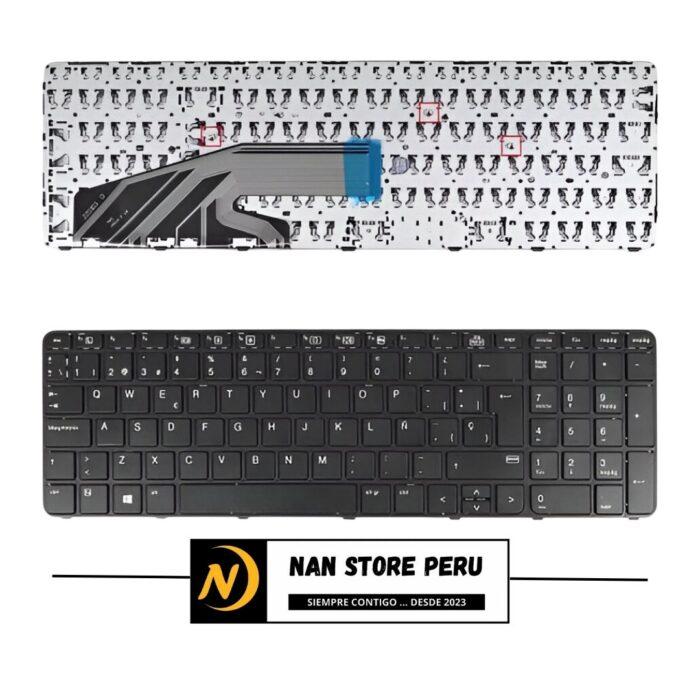 TECLADO HP 450 G4 455 G4 450 G3 455 G3 470 G3 CON FRAME NEGRO