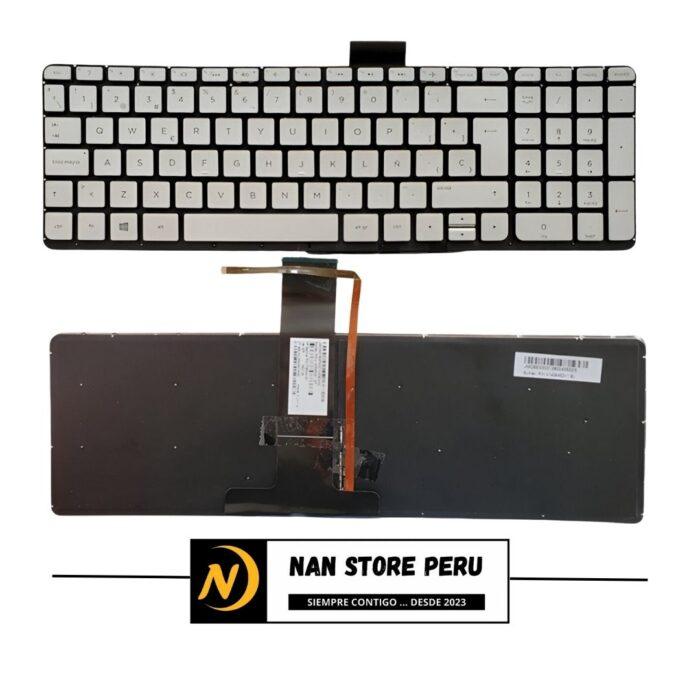 TECLADO HP 15-U PLOMO retroiluminado