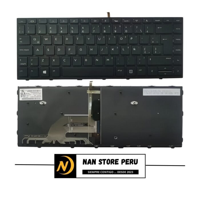 TECLADO HP 440 G5 MARCO PLATEADO SP ILUMINADO