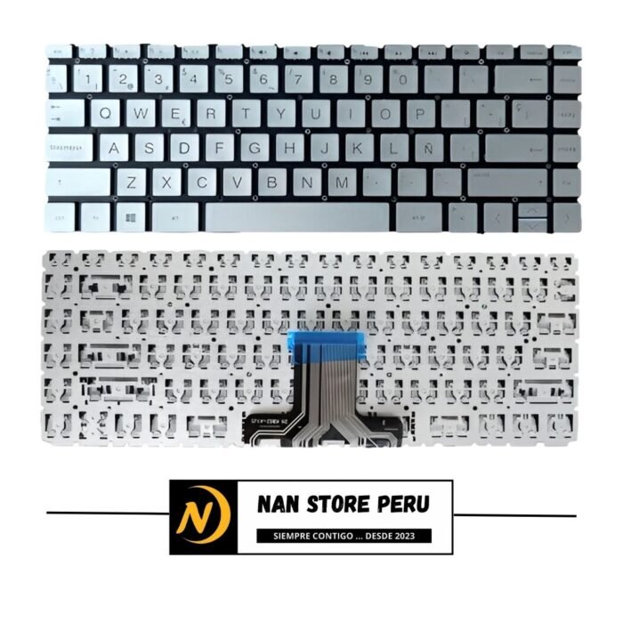 TECLADO HP 14-CK PLATA SP