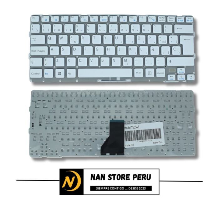 TECLADO SONY SVE14 BLANCO SIN FRAME SP