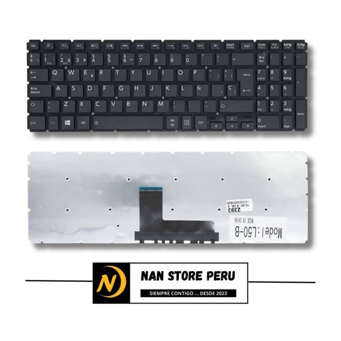 TECLADO TOSHIBA L55-B / L50-B SP SIN ILUMINADO ESPA?OL ENTER BOTA