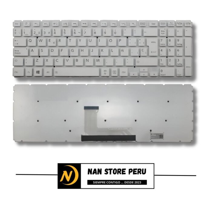 TECLADO TOSHIBA L55-B / L50-B P55W ENTER BOTA BLANCO
