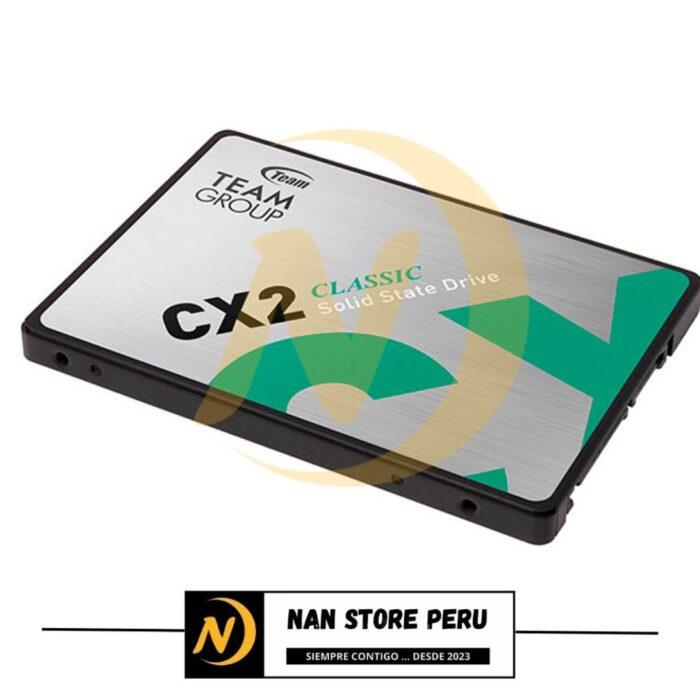 Unidad de estado solido Teamgroup CX2, 256GB, SATA 6.0 Gb/s, 2.5", ECC, DC +5V