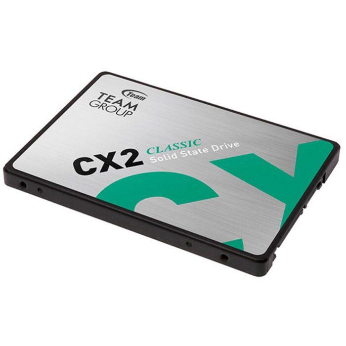 Unidad de estado solido Teamgroup CX2, 256GB, SATA 6.0 Gb/s, 2.5", ECC, DC +5V - Imagen 2