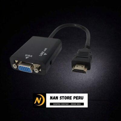 ADAPTADOR HDMI A VGA BLISTER ANARANJADO