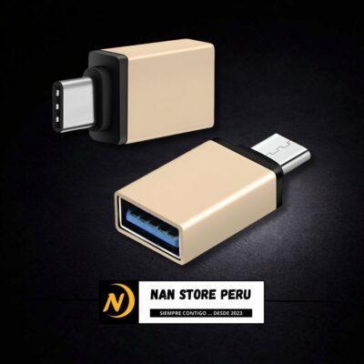 ADAPTADOR OTG TYPE C UÑA