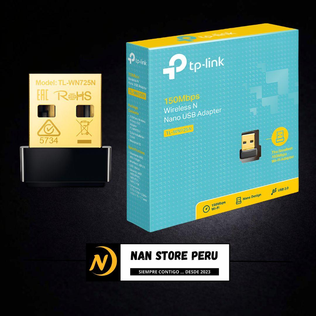 ADAPTADOR TP-LINK USB NANO 150MPS WN725N