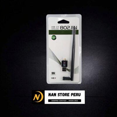 ADAPTADOR USB WIFI 802.IIN GRANDE 600MPBS