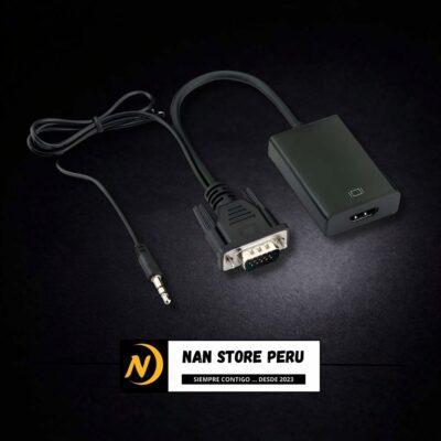 ADAPTADOR VGA A HDMI CAJA VERDE