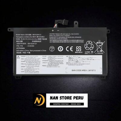 BATERIA COMPATIBLE LENOVO T580 T570 01AV493-4S1P INTERNO