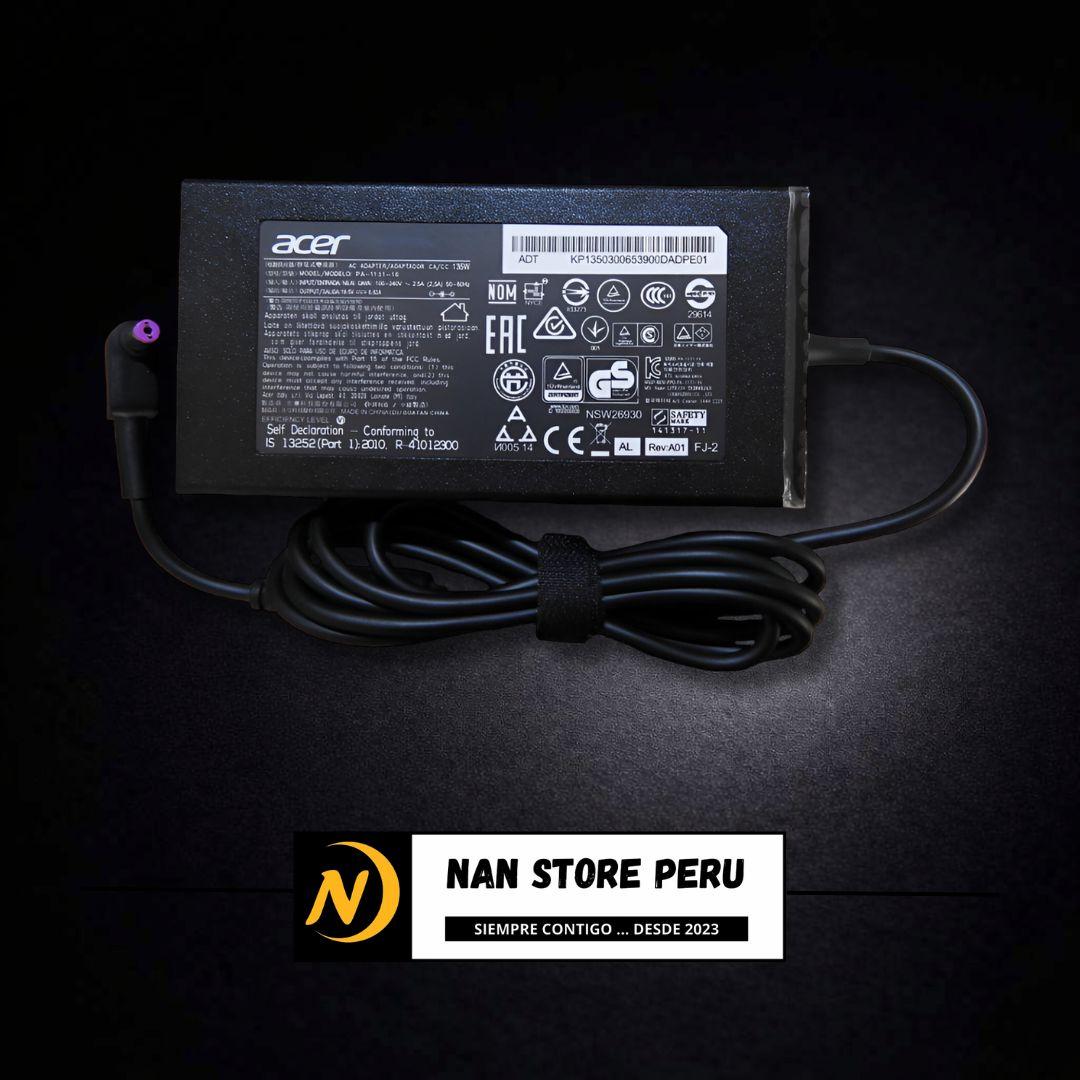 CARGADOR COMPATIBLE ACER 19V 6.92A 5.5*1.7 ORIGINAL