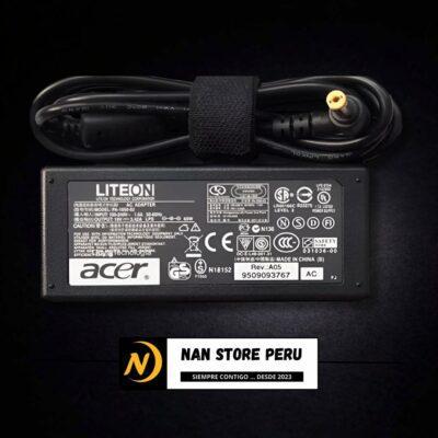 CARGADOR COMPATIBLE ACER 19V 3.42 A PUNTA AMARILLA