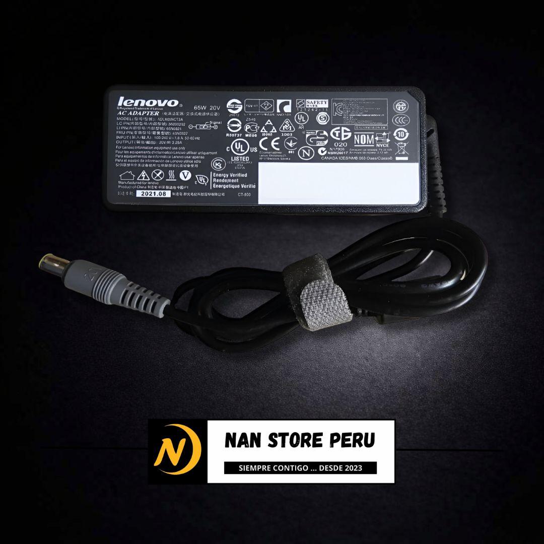 CARGADOR COMPATIBLE LENOVO 20V 3.25A P. AGUJA