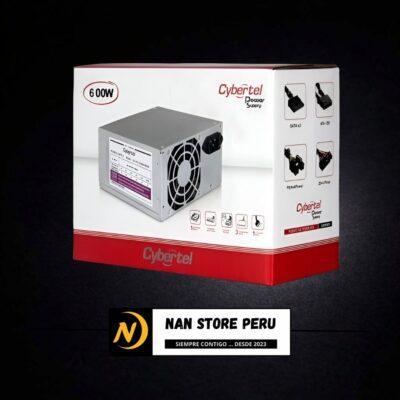 FUENTE PODER CYBERTEL 600W