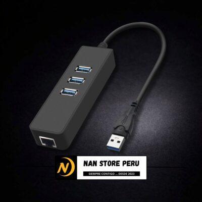 HUB USB 3.0 + LAN+ 3 PTO USB