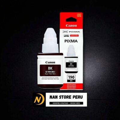 TINTA IMPRESORA ORIGINAL CANON GI-190 NEGRO