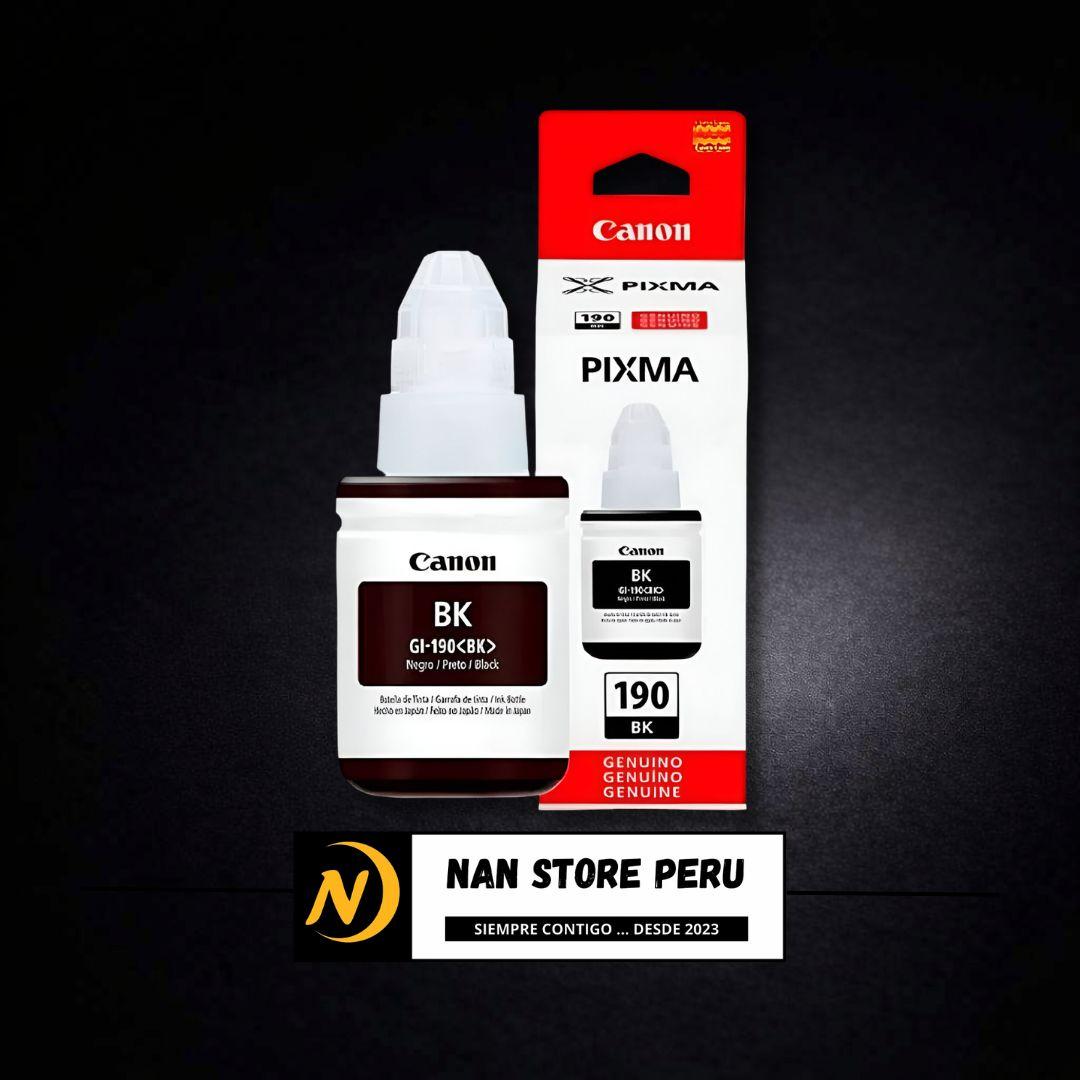 TINTA IMPRESORA ORIGINAL CANON GI-190 NEGRO