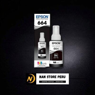 TINTA IMPRESORA ORIGINAL EPSON T664 120 NEGRO