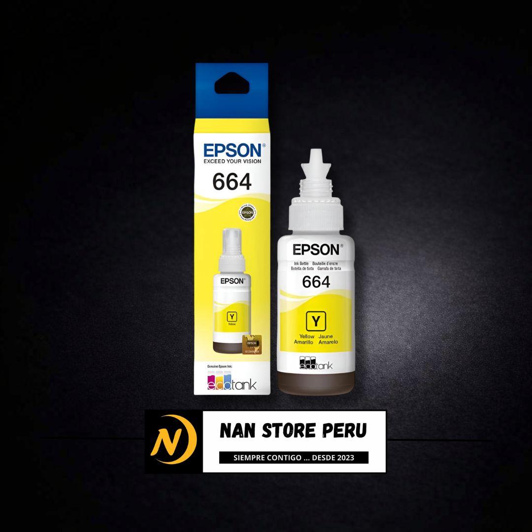TINTA IMPRESORA ORIGINAL EPSON T664 420 YELLOW