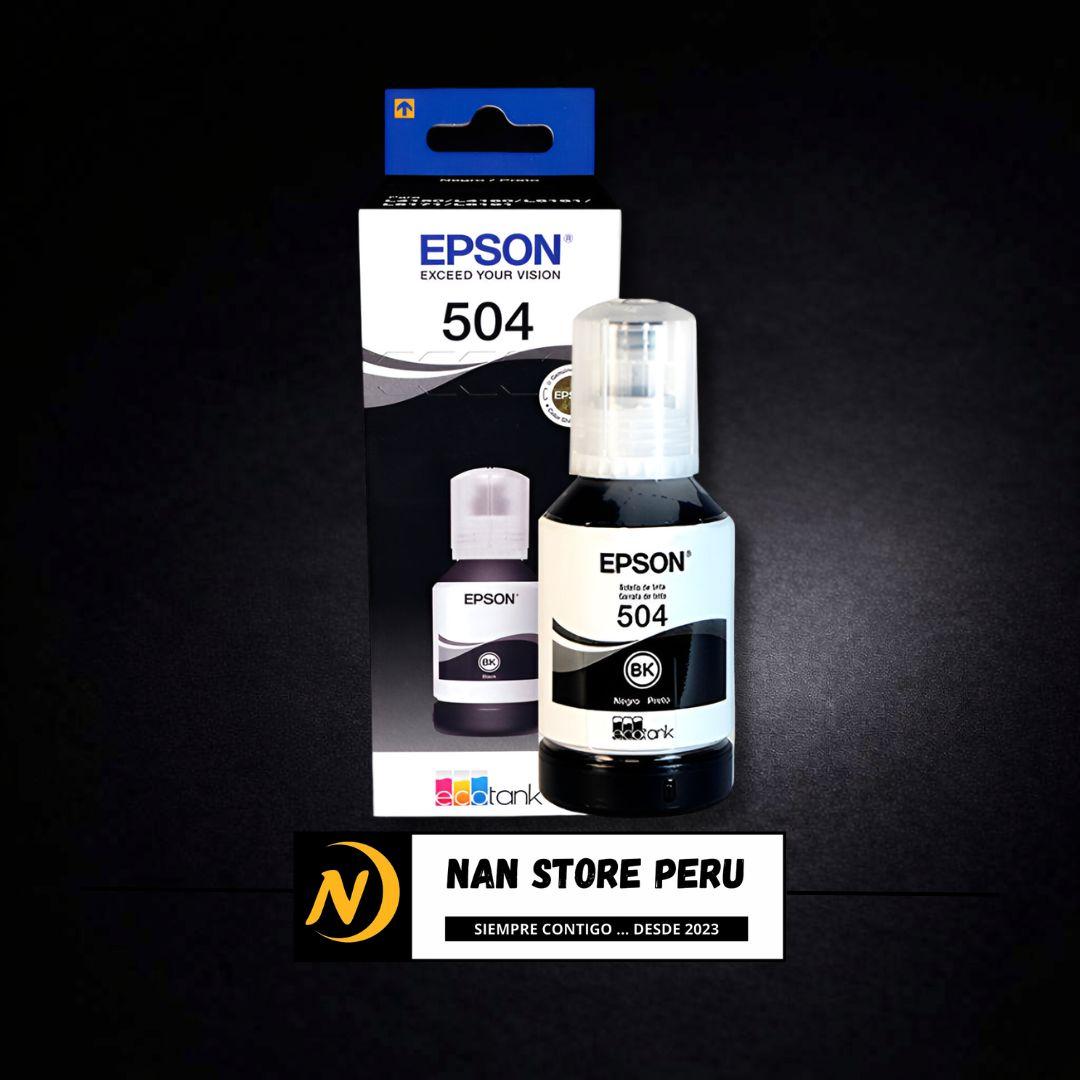 TINTA IMPRESORA ORIGINAL EPSON T504 120 NEGRO