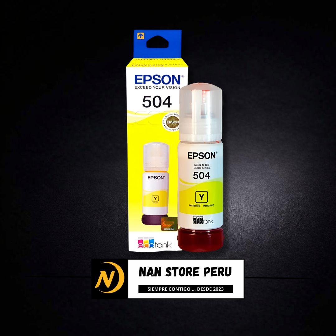 TINTA IMPRESORA ORIGINAL EPSON T504 120 YELLOW