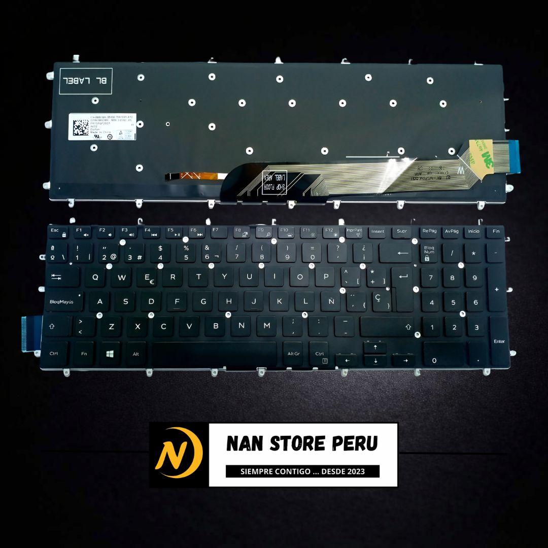 TECLADO DELL 15-7000 15-5567 NEGRO ILUMINADO SP