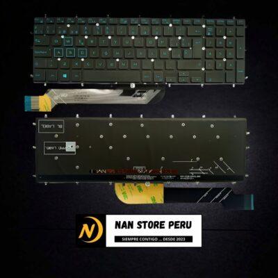 TECLADO DELL G3-3579 G3-3779 G5-5587 G7-7588 TECLAS CELESTE