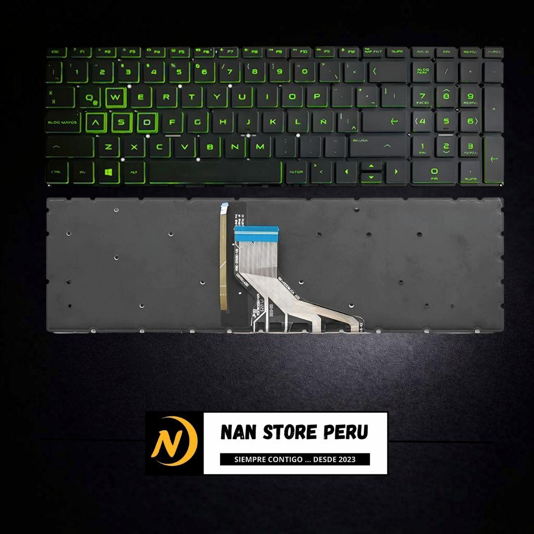 TECLADO HP 15-DK 15-DA 15-DB 15-EC 15DU 17-BY 250 G7 VERDE
