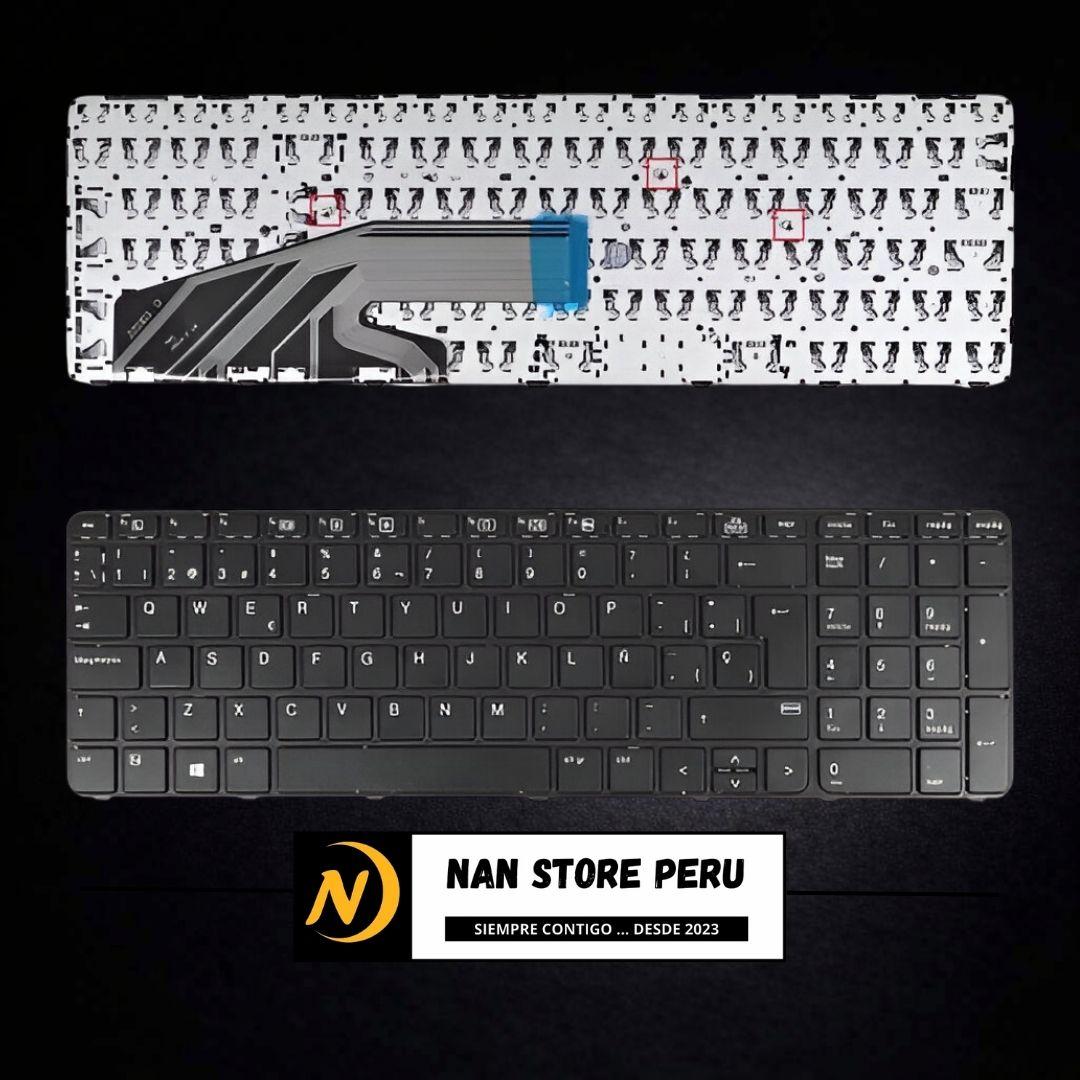TECLADO HP 450 G4 455 G4 450 G3 455 G3 470 G3 CON FRAME NEGRO
