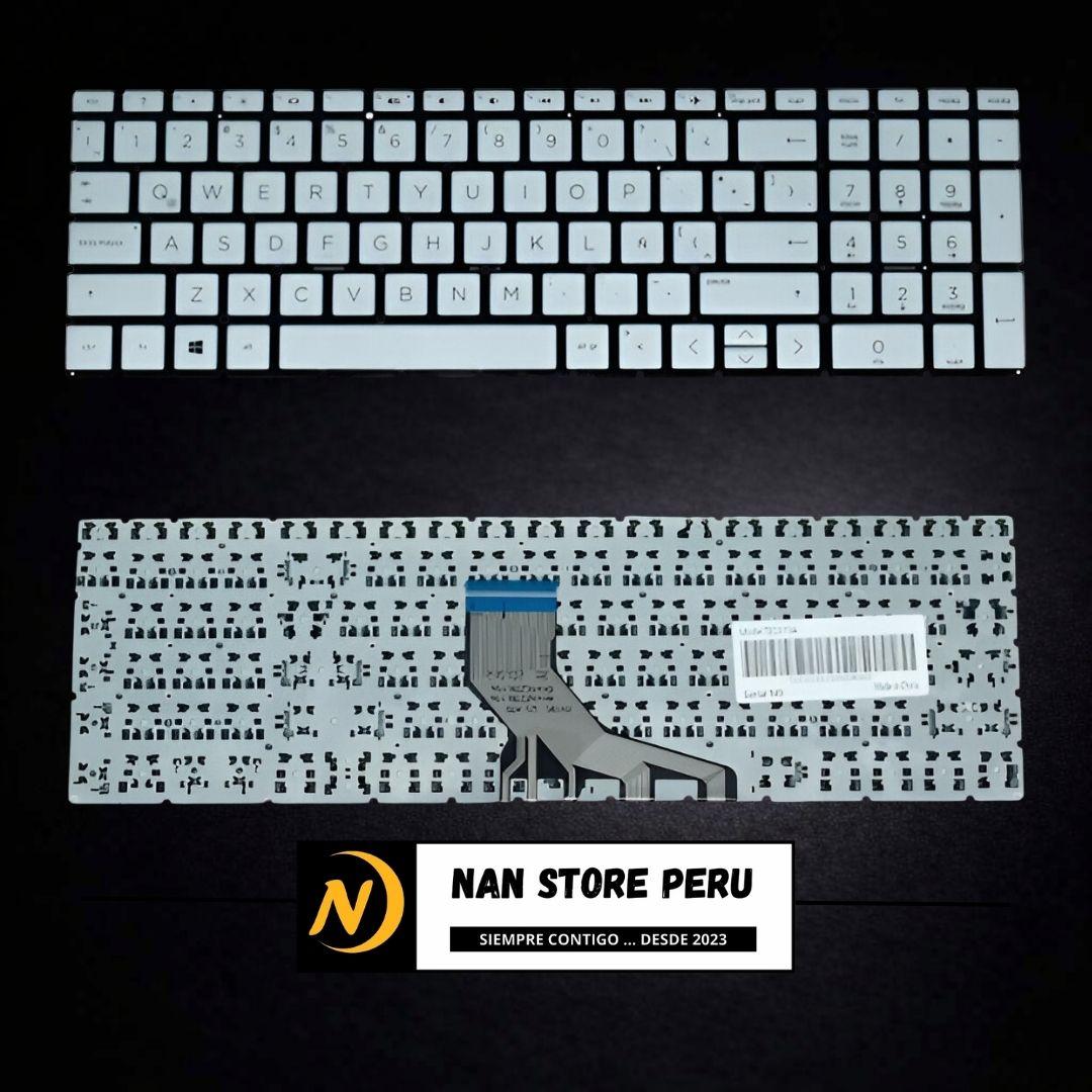 TECLADO HP 15-DA 15-DW 15-CD SP PLATEADO/ PLOMO